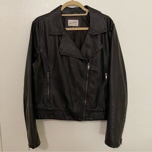 Universal Thread Synthetic Leather Jacket